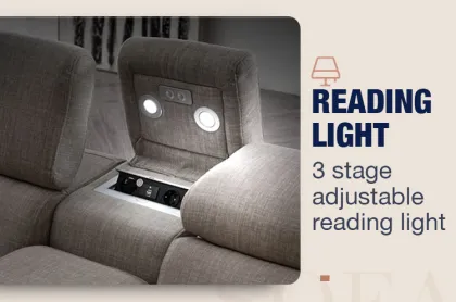 MANWAH CHEERS Luxury Classic Home Furniture sofa Corner Recliner Fabric sectional