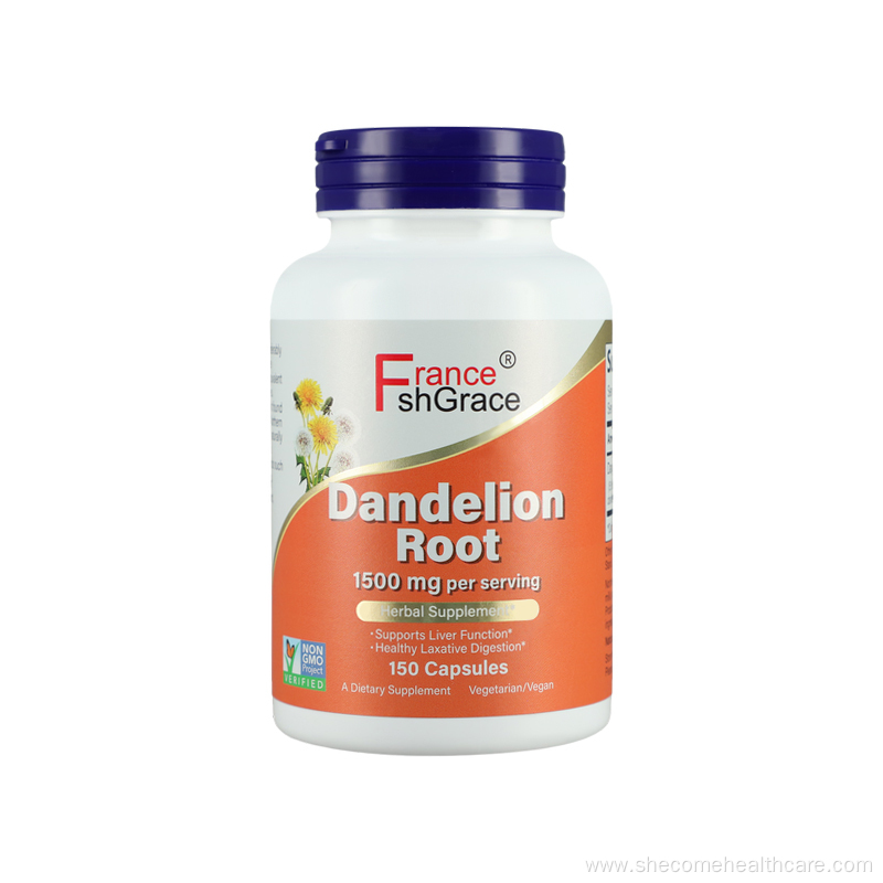 Dandelion root supports Digestive System Dandelion capsules