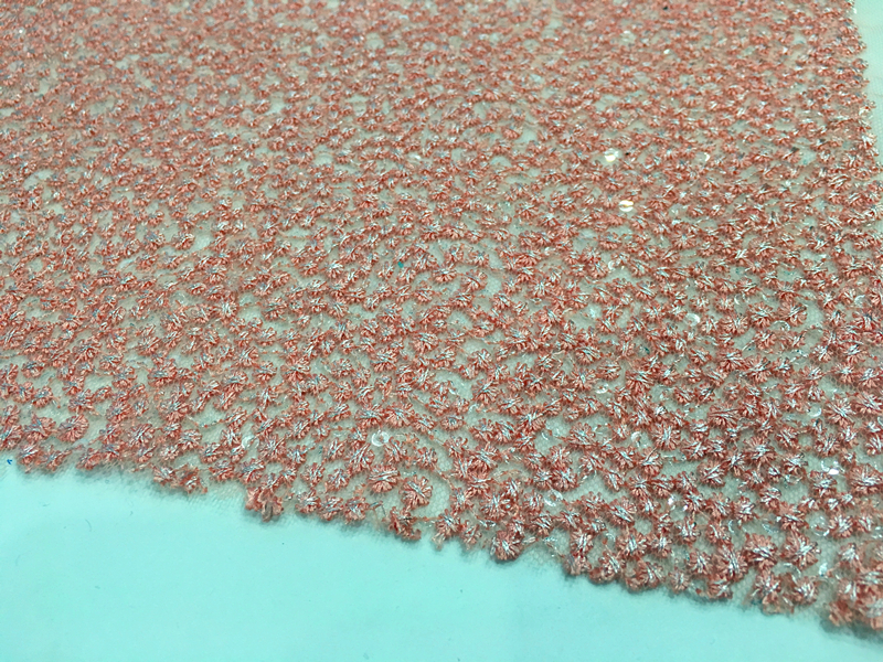 Embroidery Fabric With Foil