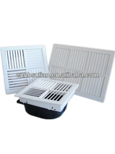 linear and adjustable plastic ventilation grille