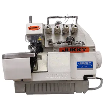 JUKKY 747D High-Speed Overlock Sewing Machine for Industrial Apparel Production