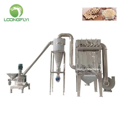 Puffed food bagasse quinoa grinding machine