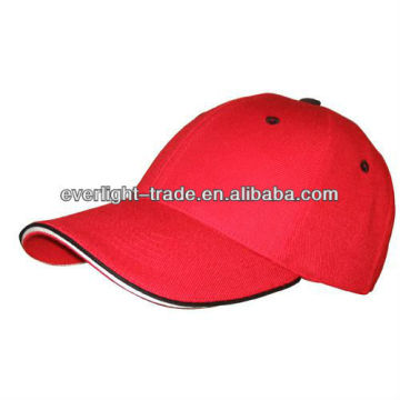 6 panel promotional sandwich baseball cap