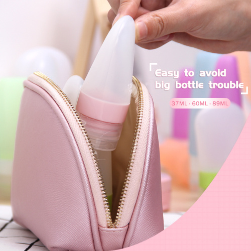 Squeeze Collapsible Silicone Travel Bottle