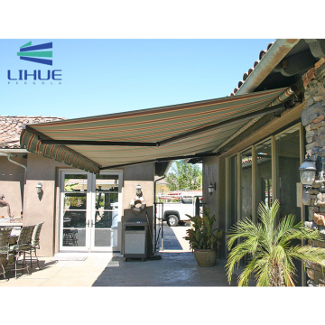 Waterproof Retractable Motorized Folding Awning System