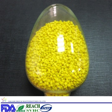 Yellow Masterbatch For Cosmetics Bottles