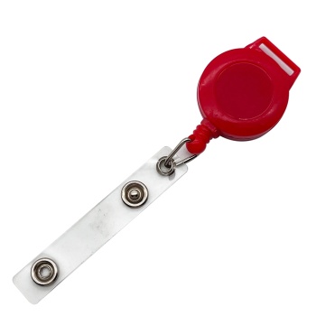 Customized Acrylic Colorful Round 32mm Nurse Badge Reel with Retractable String