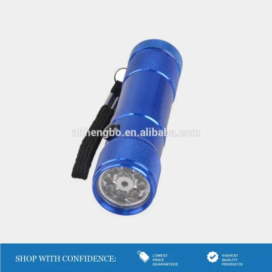 blue color 8 led aluminum laser pointer uv light led flashlight torch