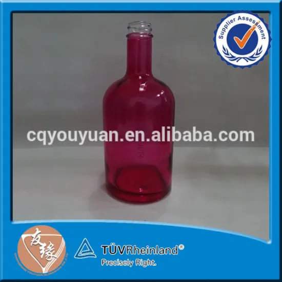 500ml colored cosmetic glass bottle of hand soap