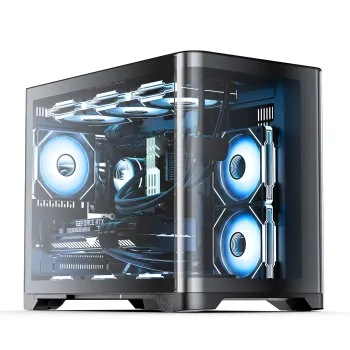 Aluminium Desktop PC Gaming Cabinet Case for MATX/ITX Towers & Cases