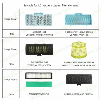 Compatible Vacuum Filters for LG Vacuum Cleaner A9 Cord Zero and Other Models