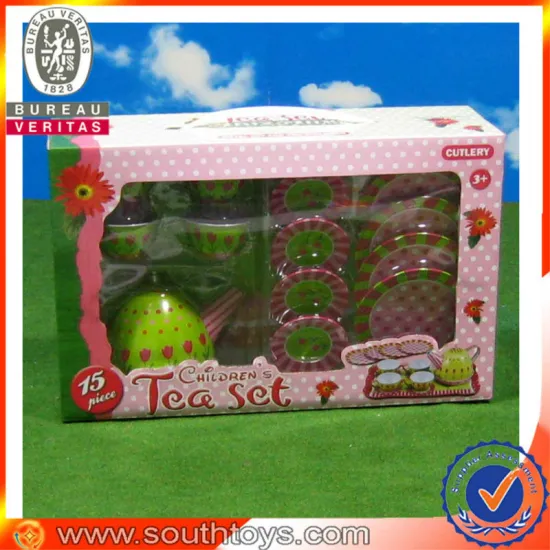 tin tea set