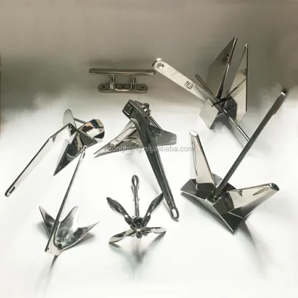 Marine Sea Boat Anchors: 316 Stainless Steel Delta Anchor for Fixed Yacht Docking