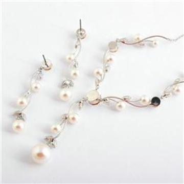 Fashion Jewelry Necklace Set Swarovski Elements&Pearl