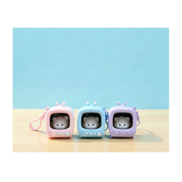 Feline-Inspired TV Night Light with Warm Radiance