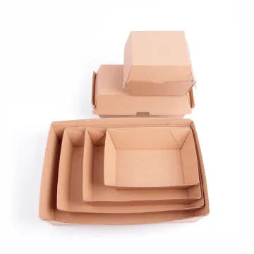 Biodegradable Corrugated Paper Hamburg Box and Fast Food Trays: Sustainable Disposable Options for the Food Industry