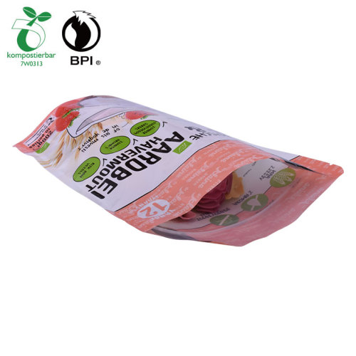 Stand Up Food Grade Plastic Biodogradable Bags