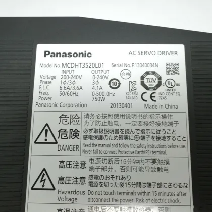 MCDHT3520L01 Panasonic 750W Power Voltage Servo Driver