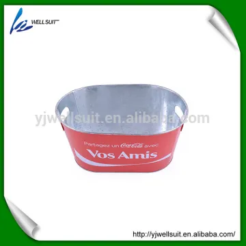 china colorful new design unique galvanized french buckets