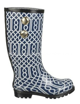 Sexy PVC Rain Boot with Hasp
