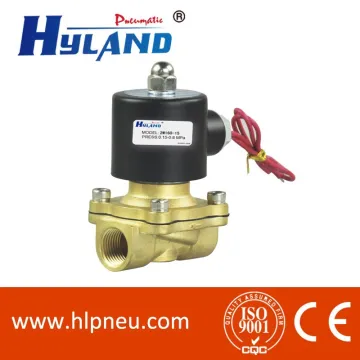 HYLAND 2W Series Directly Acting Brass Valves Normally Closed