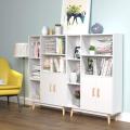 House White Bookcase With Door