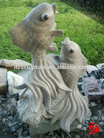 Stone fish custom statues