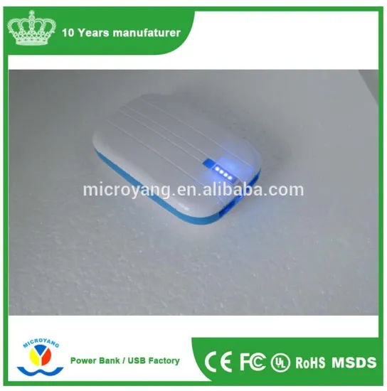 2016 new design grid power bank 7800mah three pcs batteries customize color