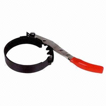 Heavy Duty Oil Filter Wrench, Non-slip and Studded Band Designed