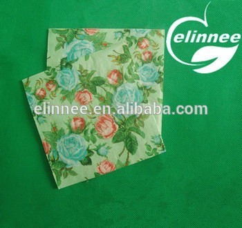 1 Ply printed Beverage Paper Napkin 25x25cm 33x33cm