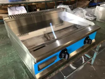 Commercial Kitchen Equipment Stainless Steel Gas Griddle for Sale