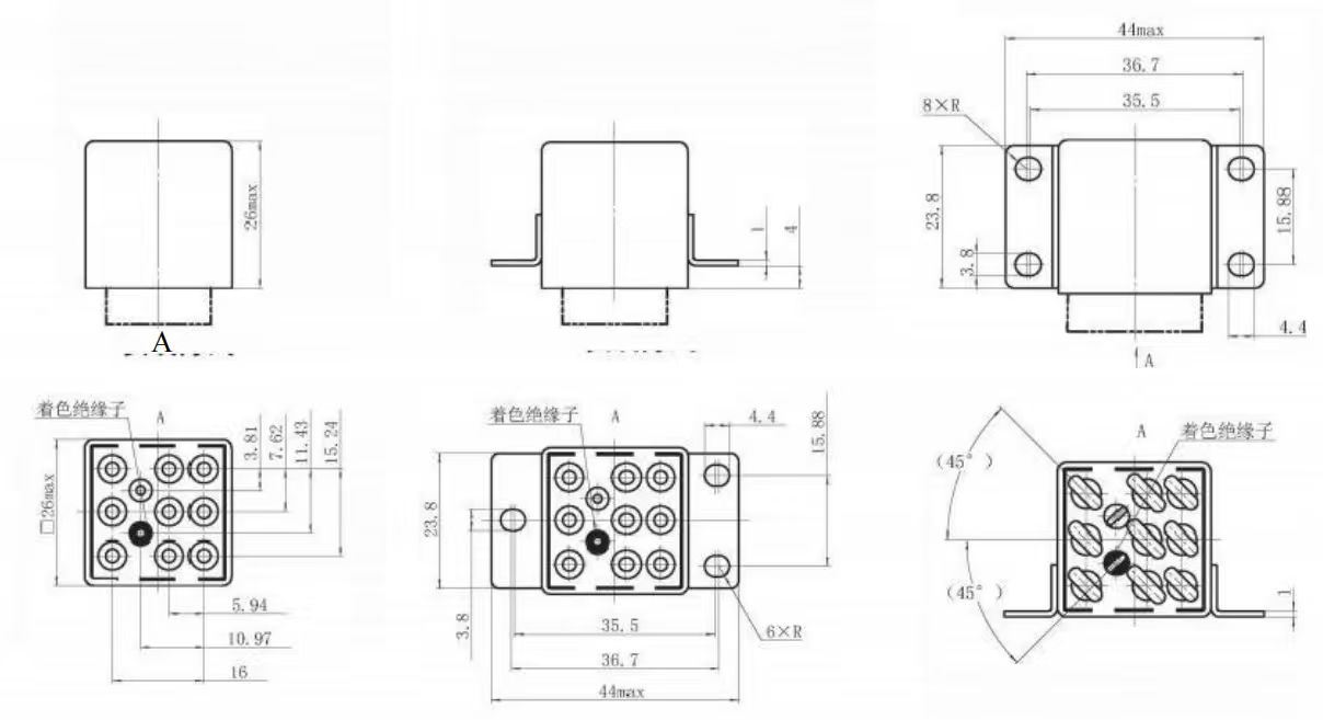 Inspecție de calitate a releului militar militar JQX-3Z25BM