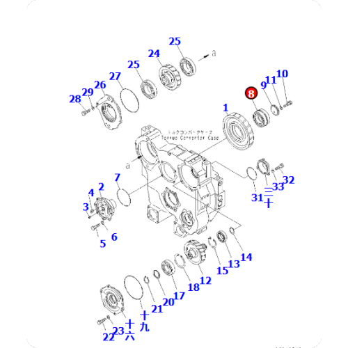 Bulldozer D85PX-15 Bearing 569-13-14460