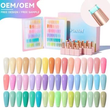 Benutzerdefinierte Logo UV Nagelgel Politur Set für die Sommerpastellsammlung