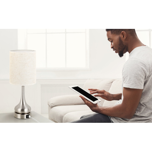 Touch Control Reading Lamps with 2 USB Charging-Ports