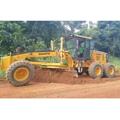 SHANTUI SG14 Mini Motor Grader - 140HP 11.6Ton Grader Dozer Machine for Sale