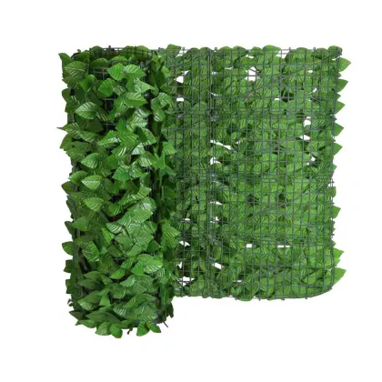 Ivy Leaf Hedge Roll: Deluxe Artificial Fence Screen Wall