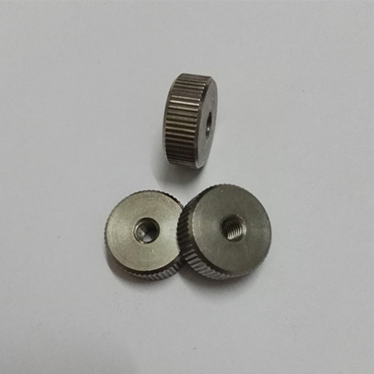 Peças de giro feitas a máquina de trituração feitas à máquina CNC do Knurled