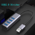 4 Poorten USB2.0 Hub Socket -modus voor laptop