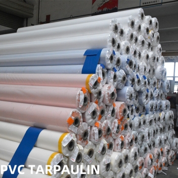 Vải pvc pvc tarpaulin - không thấm nước 500GSM/610GSM được phủ 1000d xe tải Tarp