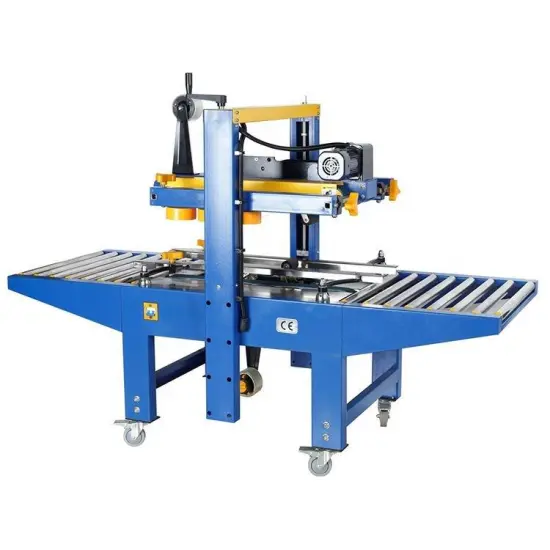 FJ-6050L Semi-Automatic Carton Sealer - Top and Bottom Drive