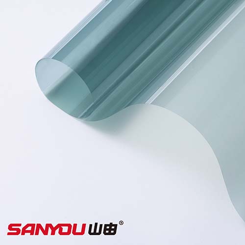 Safety and Security Exterior Window Film Light Green