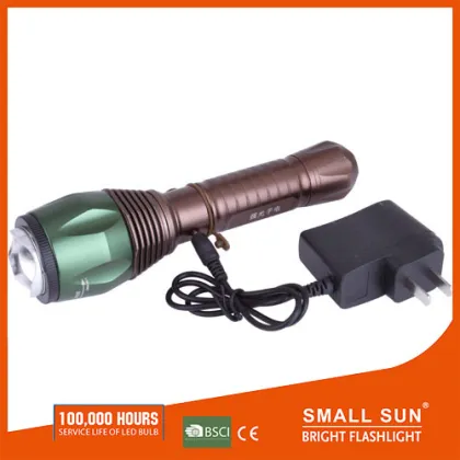 torch flashlight flashlight led 1000m long range led flashlight solar flashlight