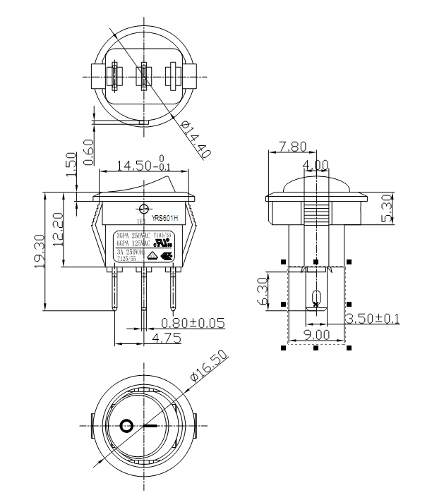 3A ROCK SWITCH