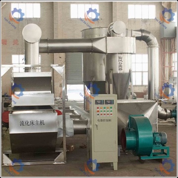 Sodium format pengering bed fluida bergetar