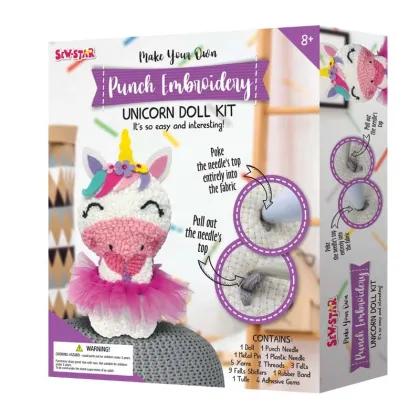 DIY Embroidery Kit: A Fun and Educational Arts & Crafts Activity for Kids and Adults
