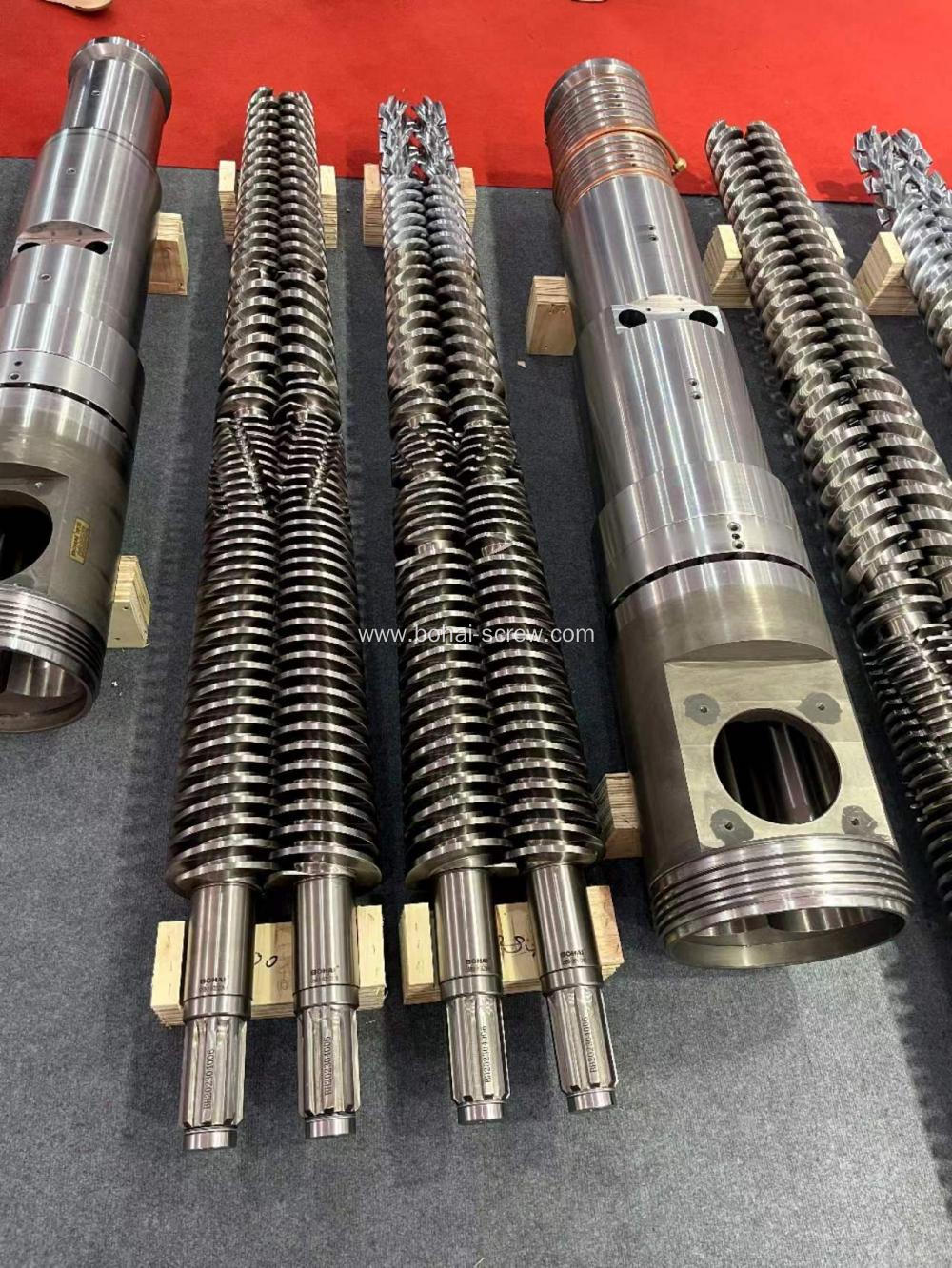 Conical Screw Twin and Barrel for Extrusion