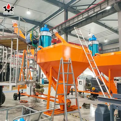 Cement Hopper Feed Silo for Big Bag Cement Storage