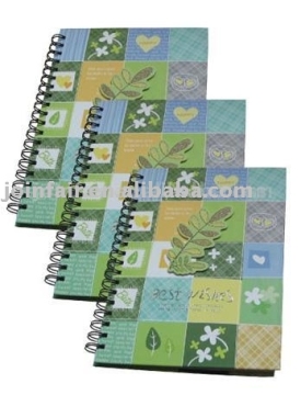 Hard cover notebook (spiral-bound)
