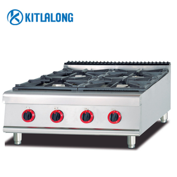 Kitlalong Commercial Kitchen Equipment: 4 Burner Gas Range Counter Top Cooking Equipment